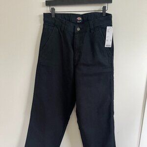 Dickie's Canvas Carpenter Pants Women's Size 10 Black